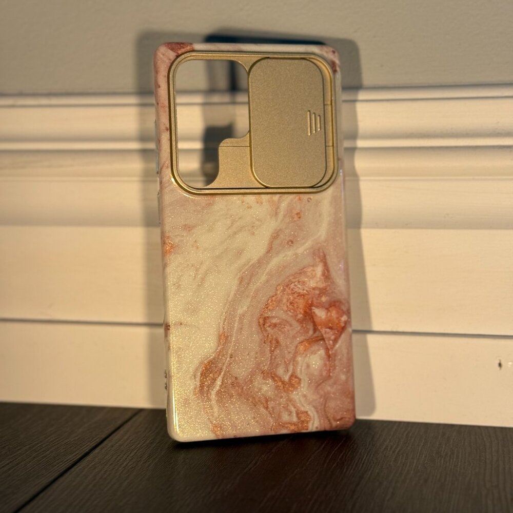 Samsung Galaxy S23 Ultra Case with Slide Camera Cover, WITH SCREEN PROTECTOR